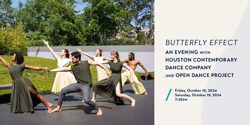 Houston Contemporary Dance Company - Fall Collection at Zilkha Hall - Hobby Center
