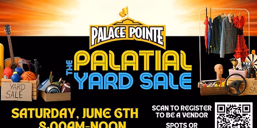 Palatial Parking Lot Yard Sale
