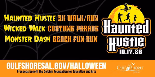 Haunted Hustle 5K Walk\/Run, Wicked Walk Costume Parade, and Monster Dash Fun Run