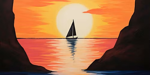 Paint Night in Surrey (Cloverdale) creating this beautiful Canvas!