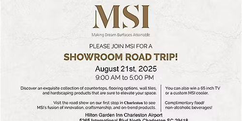 North Charleston, SC- MSI Showroom Road Trip