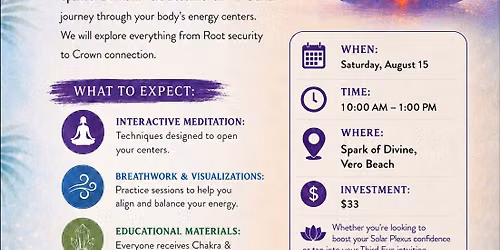Chakra Healing Workshop with Tina