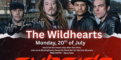 The Wildhearts aftershow party!