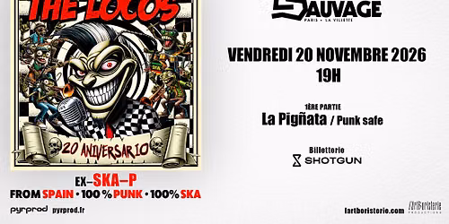 THE LOCOS (ex-SKA-P) \u2022 Cabaret Sauvage \u2022 20\/11\/2026