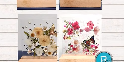 Flowers and Resin Nighlight w\/ Marla & Kathy $55.00