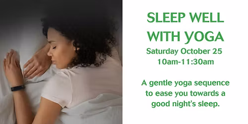 Sleep Well with Yoga
