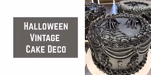 Halloween Vintage Cake Deco