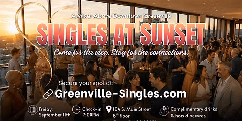 Singles at Sunset Mixer \u2764\ufe0f