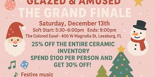 Ceramic Night @ The Colored Easel- The Grand Finale