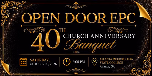 Open Door EPC 40th Anniversary Banquet