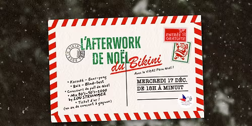 L'Afterwork de No\u00ebl du Bikini