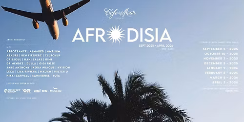 AFRODISIA | CAFE DEL MAR SYDNEY | NOV 7