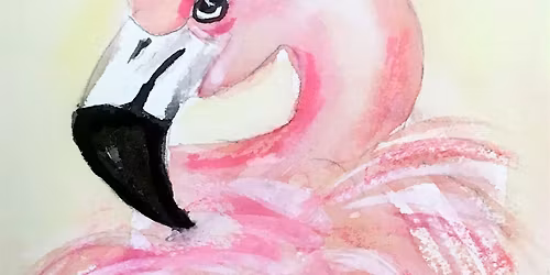 Flamingo in Watercolors with Phyllis Gubins