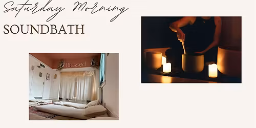 Blessed Wellness Studio Sound Bath Sat 1st Nov
