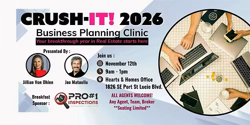 CRUSH IT 2026: Business Planning Clinic
