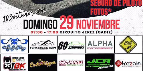 TANDA (TRACK DAY) CIRCUITO JEREZ 29.11.2025