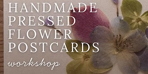 Letters in Bloom: Handmade Pressed Flower Postcards