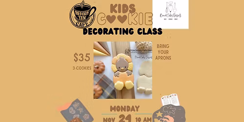 Build A Turkey Kids Cookie Decorating Class