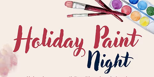 Christmas Highland Cow Paint Night