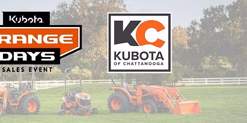 Kubota Orange Days Sales Event
