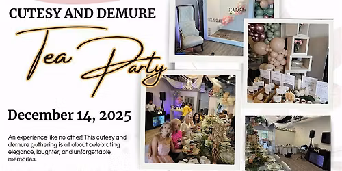 Cutesy and Demure Star Tea Party \u2728