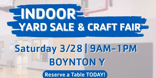 Indoor Yard Sale & Craft Fair