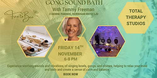 Gong Sound Bath With Tammy Freeman