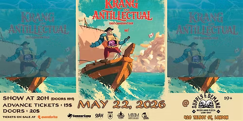 KRANG w\/ Antillectual - May 22nd @ Supply & Demand