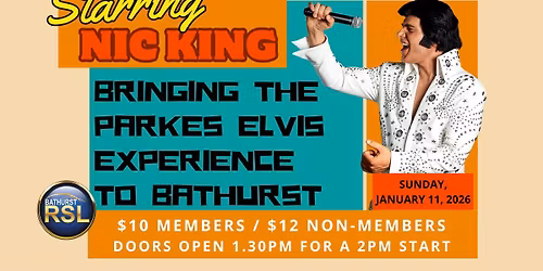 Elvis Show - Bringing the Parkes Elvis Experience to Bathurst
