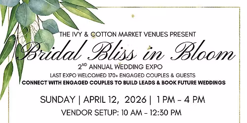 Bridal Bliss in Bloom (Vendor Registration)
