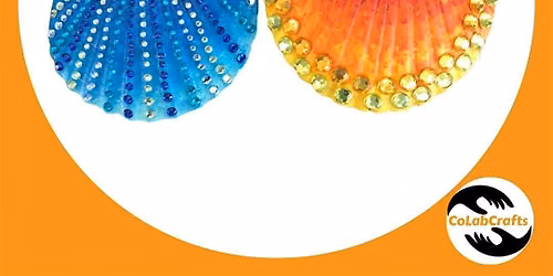 Bedazzled Seashell Art