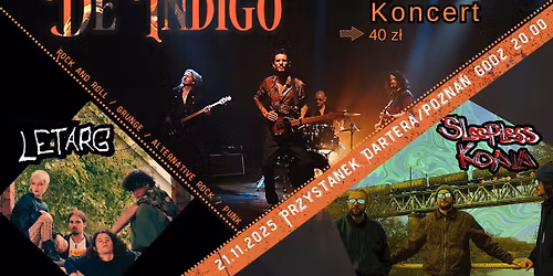 De indigo \/ Sleepless Koala \/ Letarg - Pozna\u0144 \/ Przystanek Dartera 