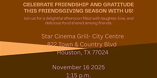 Houston Soul Sister's Sanctuary Friendsgiving