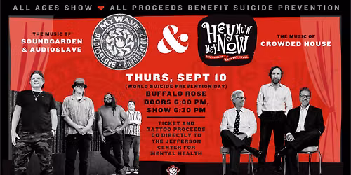 YANA Suicide Prevention Benefit with My Wave, Hey Now Hey Now & Eduardo