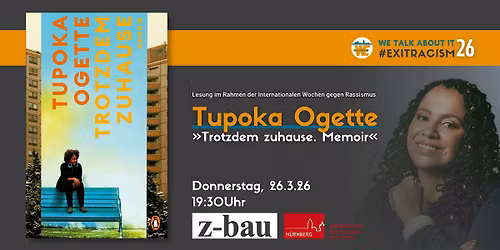 Lesung - Trotzdem Zuhause mit Tupoka Ogette