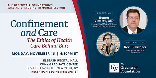 Confinement and Care: The Ethics of Health Care Behind Bars