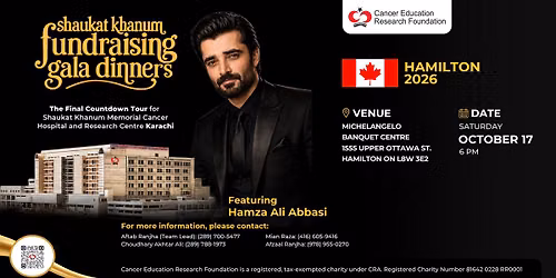 Hamilton Fundraising Gala Dinner | Canada