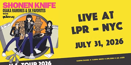Shonen Knife w\/ The Dracu-Las