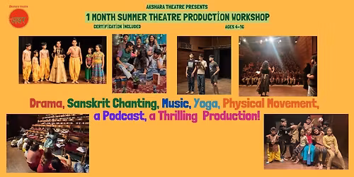 Akshara Theatre's Kids Production Workshop