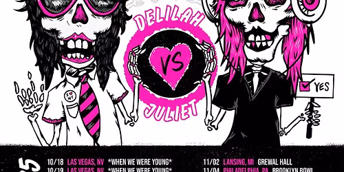 Delilah vs. Juliet with Plain White Ts and We The Kings at Haute Spot Event Venue