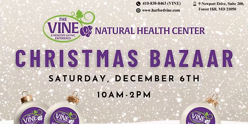 Christmas Bazaar at The Vine