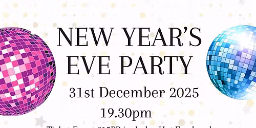 Glitter & Glam New Years Eve Party