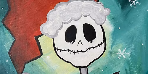 Sandy Claws is ready for you at this paint and sip painting event.