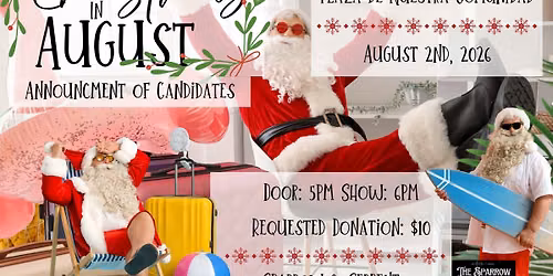 ISCEE - Announcement of Candidates\/Christmas in August