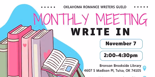 November Meeting - Oklahoma Romance Writers Guild - Tulsa