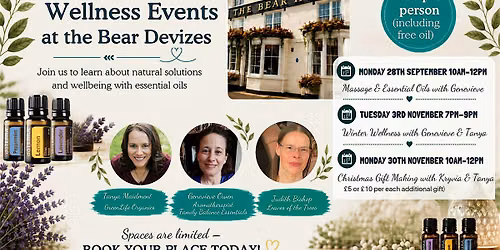 Wellness Events at the Bear - Christmas Gift Making