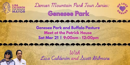 Denver Mountain Tour Series: Genesee Park