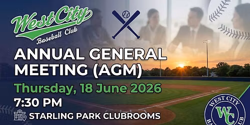 West City Baseball Club AGM