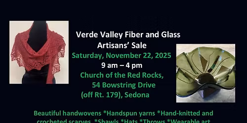 Verde Valley Fiber and Glass Artisans Sale