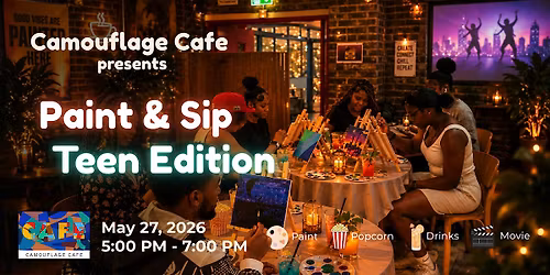 Teen Paint & Vibes Night
